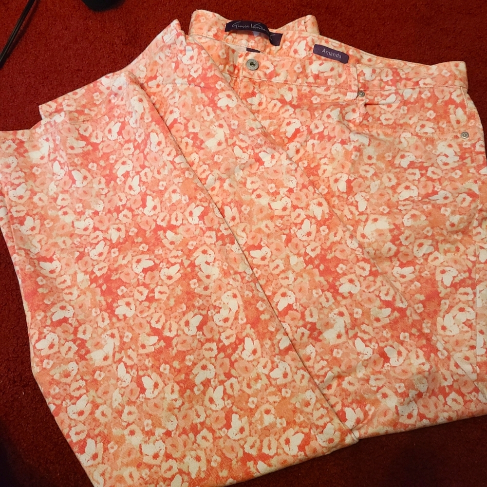 Gloria Vanderbilt Amanda Floral jeans